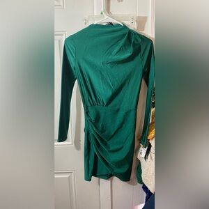 LE CHATEAU GREEN MINI DRESS